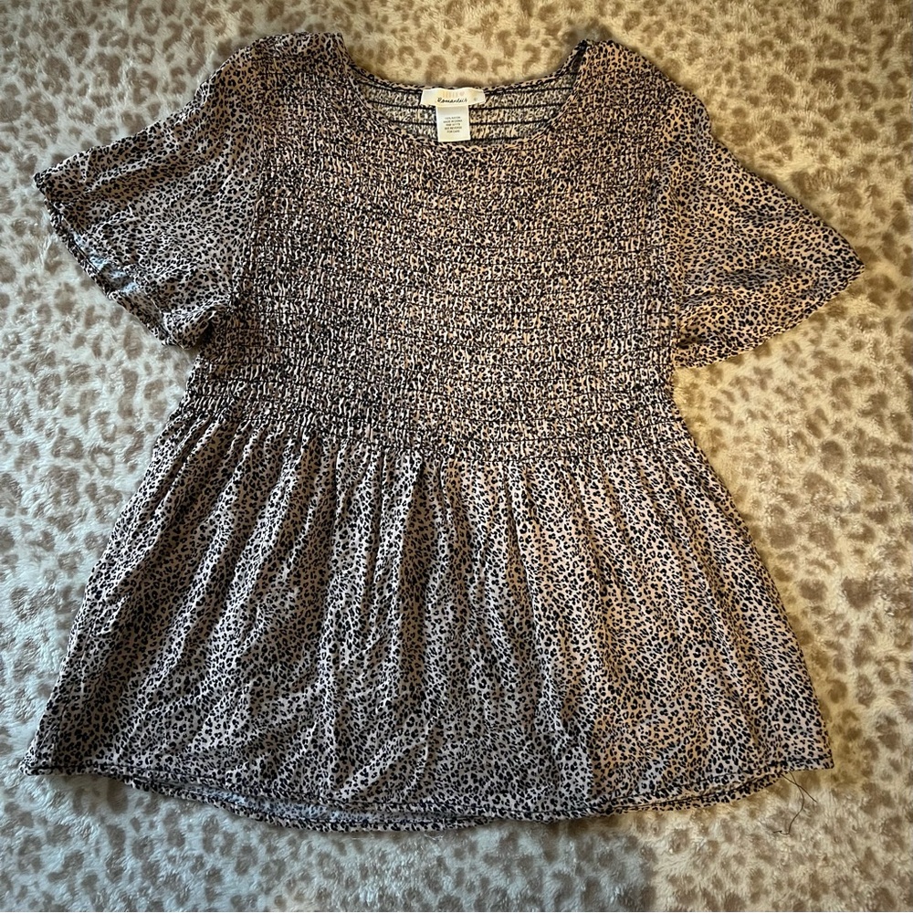 Top Size L Animal print